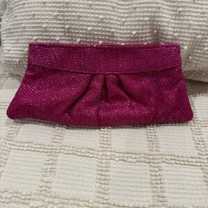 Lauren Merkin Pink Sequin Clutch